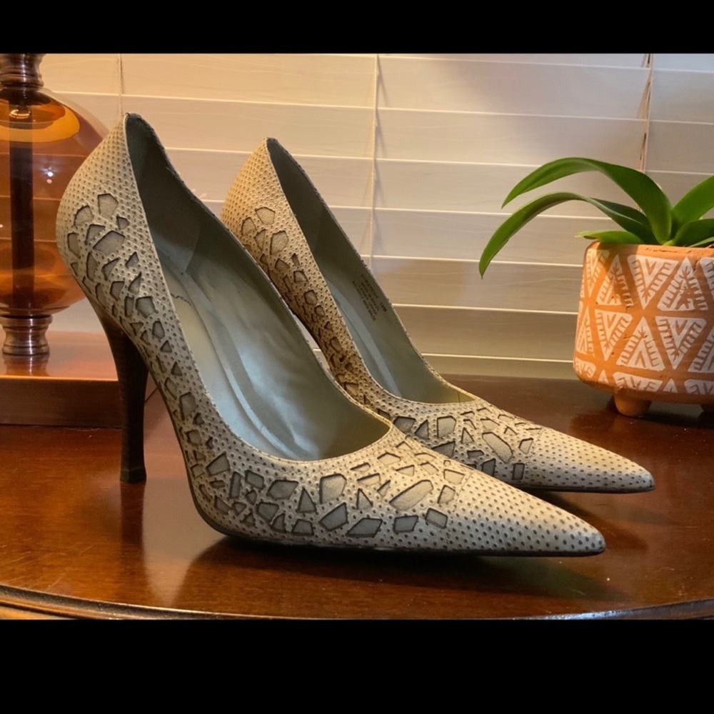 Beige and Beown Carlos Santana Heels